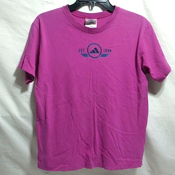 Adidas Vintage Y2K Purple Shirt Sz.S Gently Worn (X-58 CRATE) - Picture 1 of 6